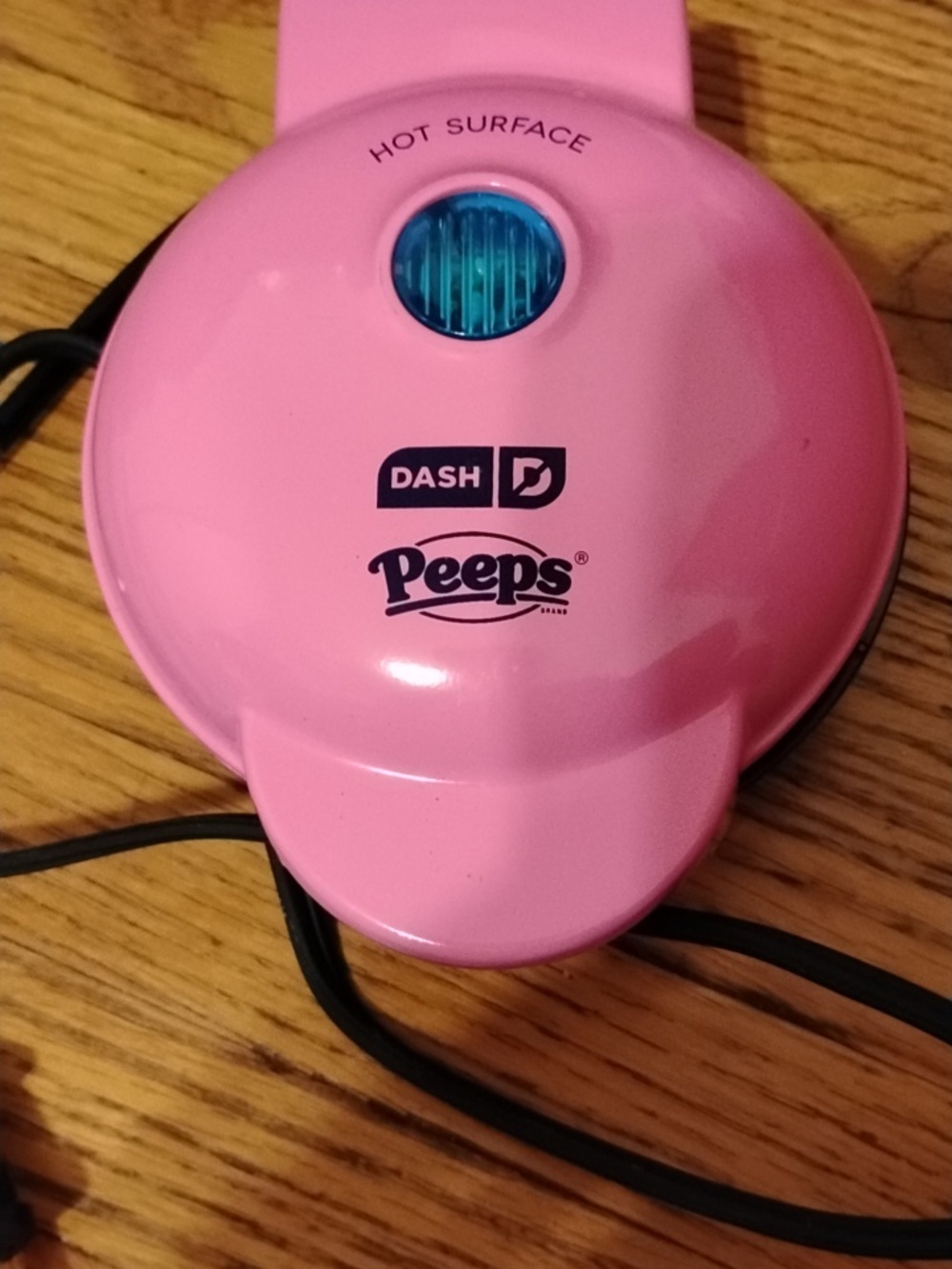 Dash x Peeps Pink Mini Waffle Maker